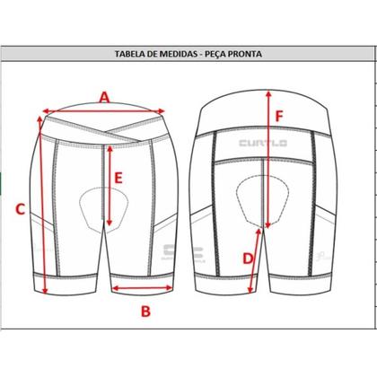 Imagem de Bermuda 3D Compress TD Preto Feminino com Bolso Externo