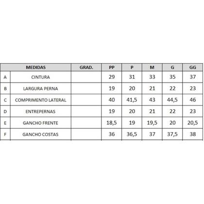 Imagem de Bermuda 3D Compress TD Preto Feminino com Bolso Externo