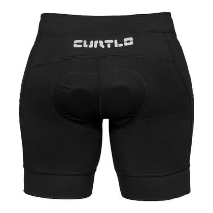 Imagem de Bermuda 3D Compress TD Preto Feminino com Bolso Externo