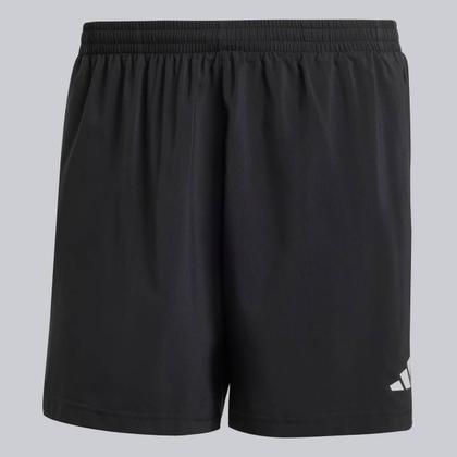 Imagem de Bermuda Adidas Own The Run Base Preta e Branca