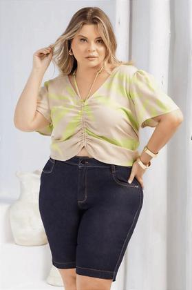 Imagem de Bermuda Amaciada Manifesto - Jeans Escuro e Confortável