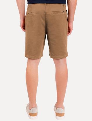 Imagem de Bermuda Aramis Masculina Chino Cotton Sarja Cáqui