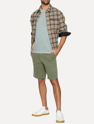 Imagem de Bermuda Aramis Masculina Flame Texture Verde Militar