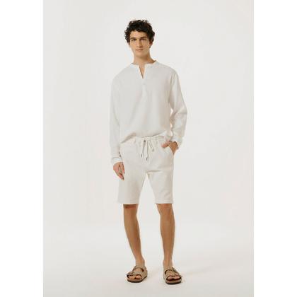 Imagem de Bermuda Básica Masculina Em Sarja Com Elastano