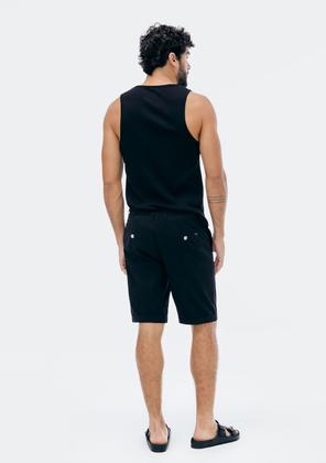 Imagem de Bermuda Básica Masculina Em Sarja Com Elastano