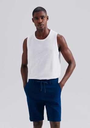 Imagem de Bermuda Básica Masculina Em Sarja Com Elastano