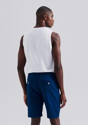 Imagem de Bermuda Básica Masculina Em Sarja Com Elastano