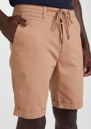 Imagem de Bermuda Básica Masculina Em Sarja Com Elastano