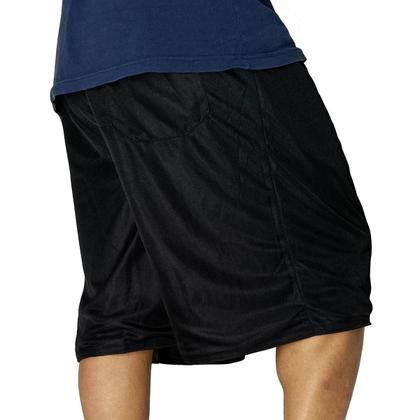 Bermuda Basquete Dupla Face Pixain Preto Preto PIX-178 - Outros