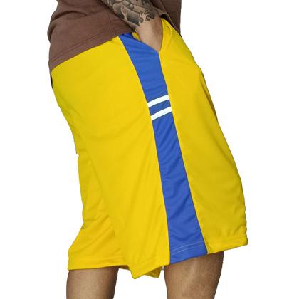 Imagem de Bermuda Basquete M10 Plus Size Action Stick Amarelo