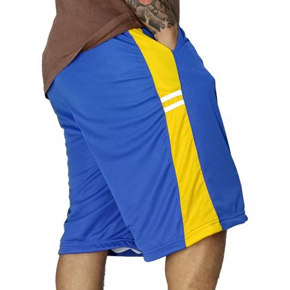Imagem de Bermuda Basquete M10 Plus Size Action Stick Azul