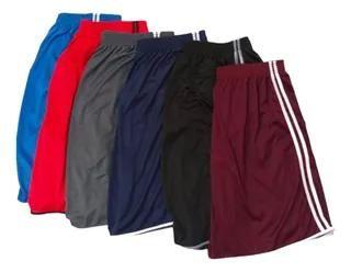 Imagem de Bermuda Calção Para Academia Plus Size Kit 5 Peças G1 A G3