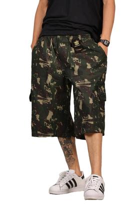 Bermuda Cargo Sarja Skate e Casual Folgada - Sarja real Imagem de Bermuda Cargo Sarja Skate e Casual Folgada
