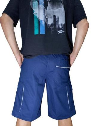 Imagem de Bermuda Cargo Slagbaai Plus Size Brim Cintura de Elástico até 175cm Ref 1005