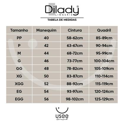 Imagem de Bermuda Cintura Alta Modela Barriga Coleção Zero Barriga Dilady