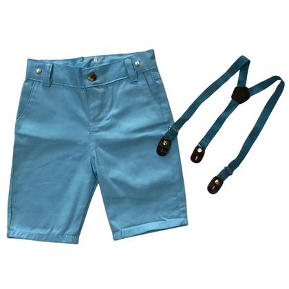 Imagem de Bermuda Com Suspensório Infantil - Várias Cores