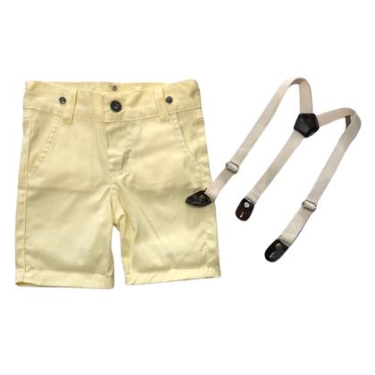 Imagem de Bermuda Com Suspensório Infantil - Várias Cores