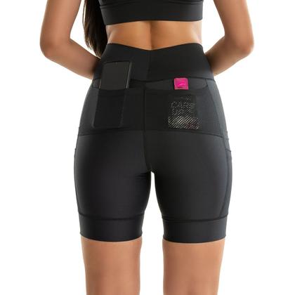 Imagem de Bermuda Corrida 6 Bolsos Rh X10 Preta 