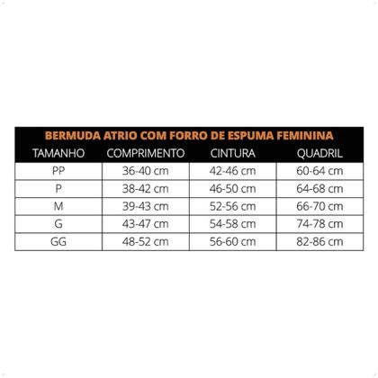 Imagem de Bermuda de Ciclismo Feminina com Forro de Espuma Tam. P Preto Proteção UV30+ Confortável Corrida Treino Academia - VB057