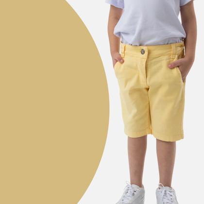 Imagem de Bermuda De Sarja Infantil Juvenil  Veste Bem