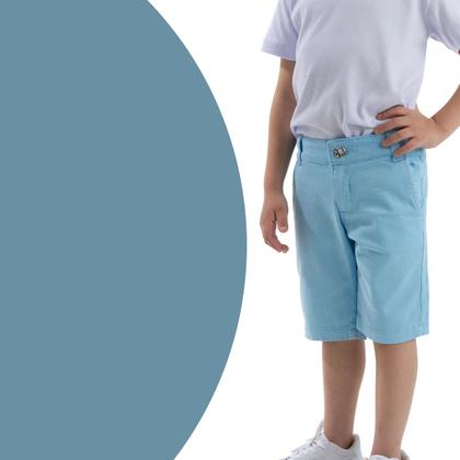 Imagem de Bermuda De Sarja Infantil Juvenil  Veste Bem