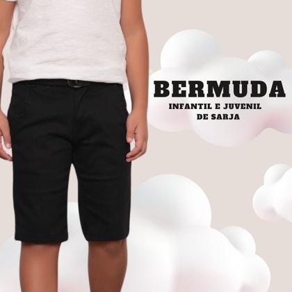 Imagem de Bermuda De Sarja Infantil Juvenil  Veste Bem