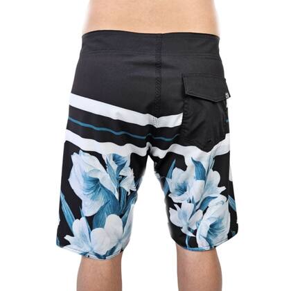 Imagem de Bermuda de Surf Masculina Azul com Estampa Floral Spring Blossom