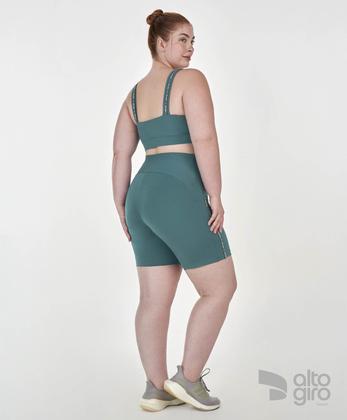 Imagem de Bermuda Elastico Plus Alto Giro Verde Urbano