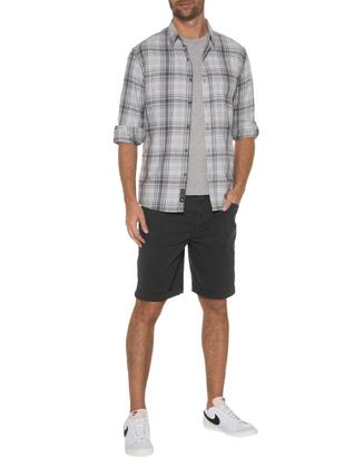 Imagem de Bermuda Ellus Sarja Masculina Color Canvas Rock 5 Pockets Preta