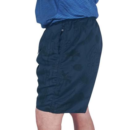 Imagem de Bermuda Estampada Masculina em Poliéster - Leveza e Praticidade com Bolso