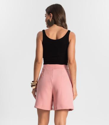 Imagem de Bermuda Feminina Alfaiataria Endless Rosa