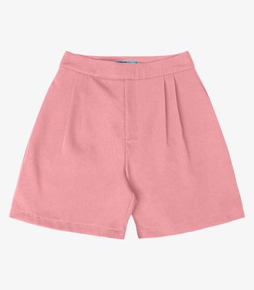 Imagem de Bermuda Feminina Alfaiataria Endless Rosa