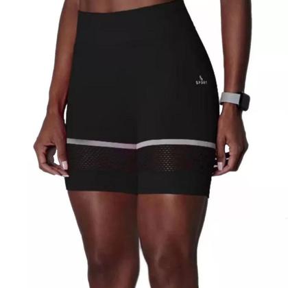 Imagem de Bermuda Feminina Arrastão Lupo Sem Costura Cós Alto Original