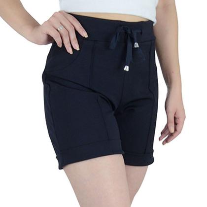 Imagem de Bermuda Feminina Cotton e Cotton Microgorgurinho Preta - 354