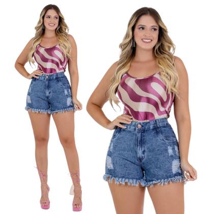 Imagem de Bermuda Feminina Jeans: Toque Vintage Original