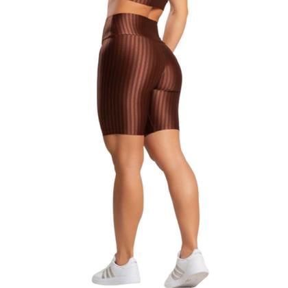 Imagem de Bermuda Fitness New Zig 3D WLS Modas Kit Com Duas Cores Poliamida Cós Alto Academia Treino