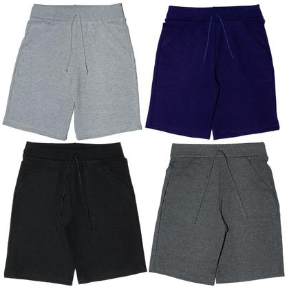 Imagem de Bermuda Infantil Menino Básica Kit com 4 Masculino