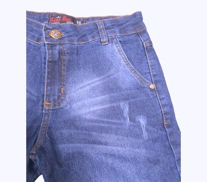 Imagem de  Bermuda Jeans Azul Juvenil Tamanho 10 Ao 16