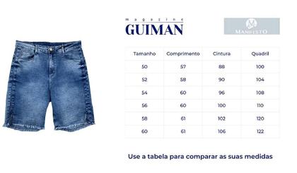Imagem de Bermuda Jeans Feminina com Bolso Pedal e Fenda Lateral em Algodão - Manifesto