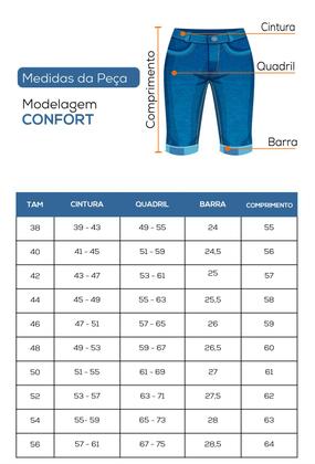 Imagem de Bermuda Jeans Masculina Arauto Confort