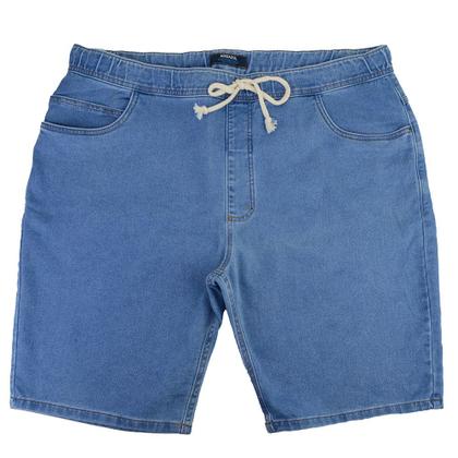 Imagem de Bermuda Jeans Masculina Areazul Jogger Plus Size Azul BSC