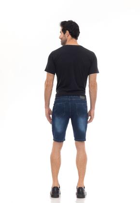Imagem de Bermuda Jeans Masculina Comfort Casual -   Azul