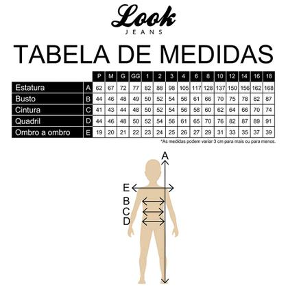 Imagem de Bermuda Juvenil Look Jeans Listras Azul