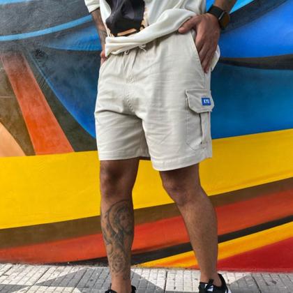 Imagem de Bermuda Masculina Cargo Street Sarja Kyu 