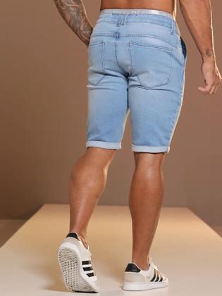 Imagem de Bermuda Masculina com Elástico no Cós Pit Bull Jeans 87783