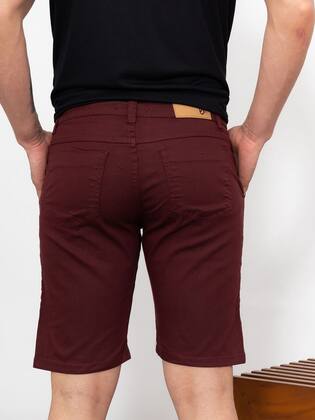 Imagem de Bermuda Masculina De Sarja Moda Casual Despojada Estilosa