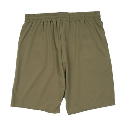 Imagem de Bermuda Masculina Delkor Plus Size Tactel Verde Militar