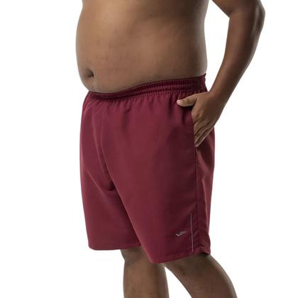 Imagem de Bermuda Masculina Elite Secagem Rápida Básico Com Bolso Fitness Plus Size Poliéster Macio Confortável Academia