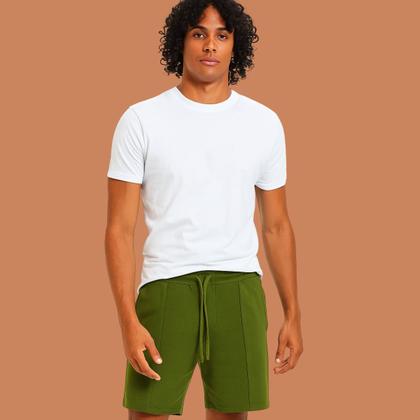 Imagem de Bermuda Masculina em Algodão Relaxed Fit Enfim