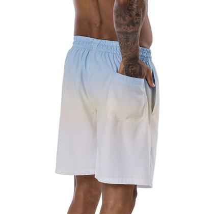 Imagem de Bermuda Masculina em Microfibra Estampa Degradê